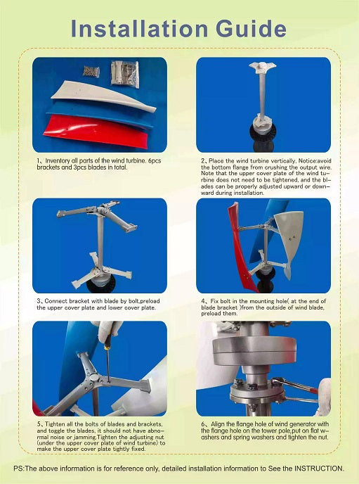 600w Vertical Wind Turbine