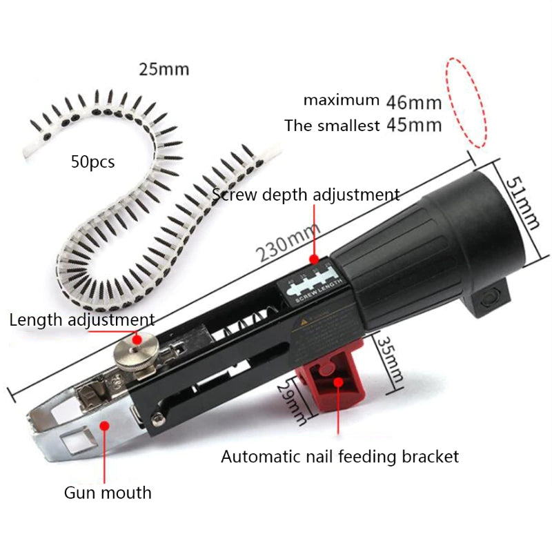 Screw Gun Drill Attachment